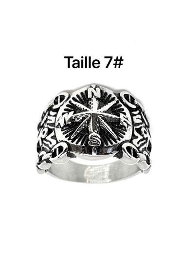 Großhändler Z. Emilie - Compass steel ring