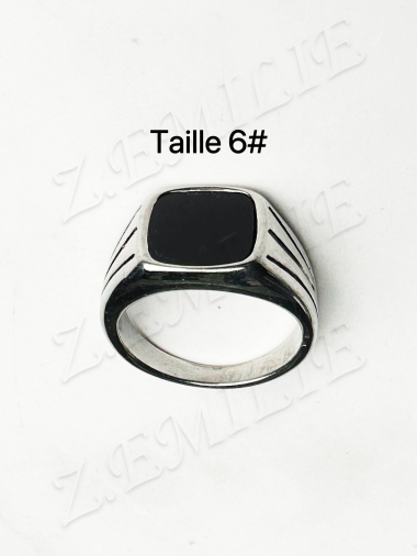 Wholesaler Z. Emilie - Steel signet ring