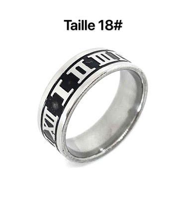 Großhändler Z. Emilie - Roman number steel ring