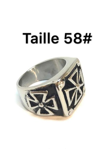 Wholesaler Z. Emilie - Maltese cross steel ring
