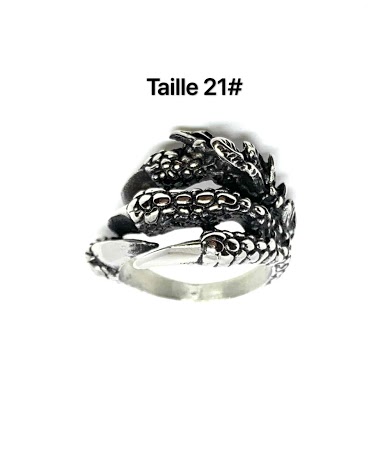 Wholesaler Z. Emilie - Dragon's claw steel ring