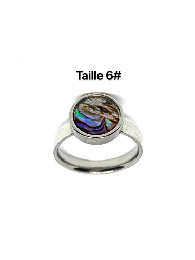 Wholesaler Z. Emilie - Nacre steel ring
