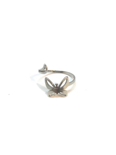 Großhändler Z. Emilie - Butterfly steel ring