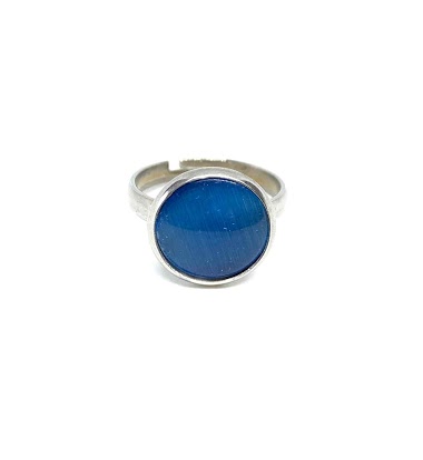 Wholesaler Z. Emilie - Cat eye stone steel ring