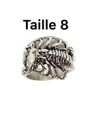 Großhändler Z. Emilie - Scorpio steel ring