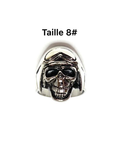 Wholesaler Z. Emilie - With helmet skull steel ring