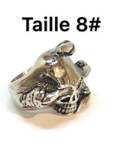 Mayorista Z. Emilie - Skull with claw steel ring
