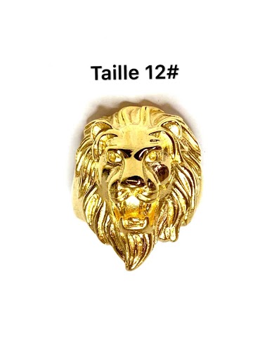 Wholesaler Z. Emilie - Lion head steel ring