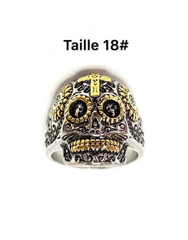 Wholesaler Z. Emilie - Mexican skull steel ring