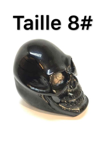 Wholesaler Z. Emilie - Skull black steel ring