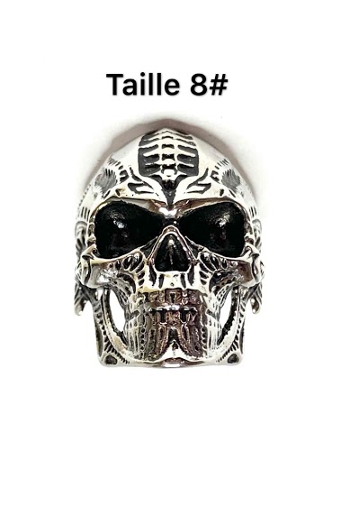Wholesaler Z. Emilie - Skull steel ring