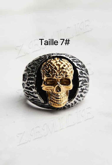Skull steel ring