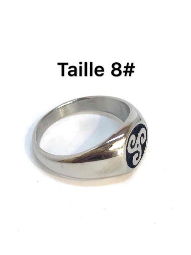 Wholesaler Z. Emilie - Triskell steel ring