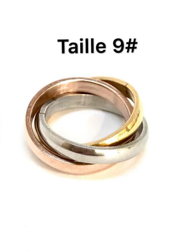 Wholesaler Z. Emilie - Three rings steel ring