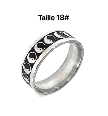 Großhändler Z. Emilie - Yin yang steel ring
