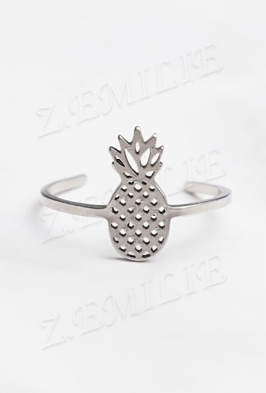 Wholesaler Z. Emilie - Pineapple steel foot or phalanx ring