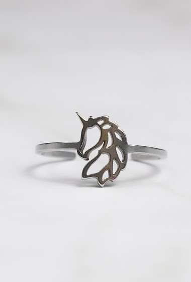 Wholesaler Z. Emilie - Unicorn steel foot or phalanx ring