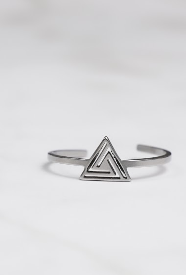 Wholesaler Z. Emilie - Triangle steel foot or phalanx ring