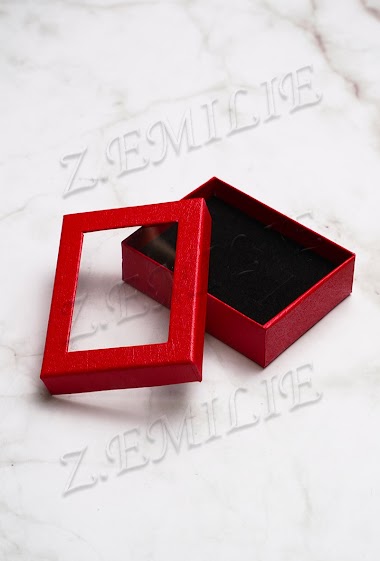 Großhändler Z. Emilie - Gift box with window for adornment