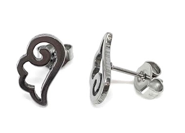 Wholesaler Z. Emilie - Wing steel earring