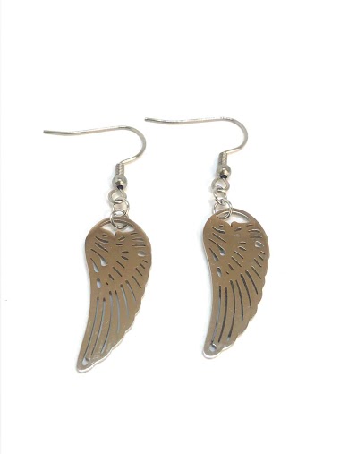 Mayorista Z. Emilie - Wings steel earring