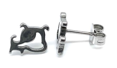 Wholesaler Z. Emilie - Dog steel earring