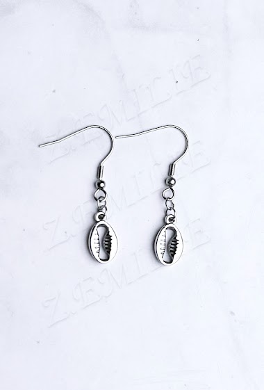Wholesalers Z. Emilie - Shellfish steel earring