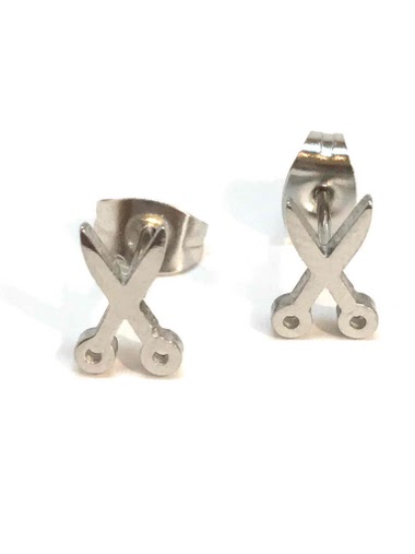 Wholesaler Z. Emilie - Scissors steel earring