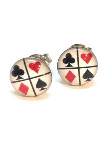 Wholesaler Z. Emilie - Poker steel earring