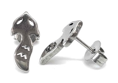 Wholesaler Z. Emilie - Fox steel earring