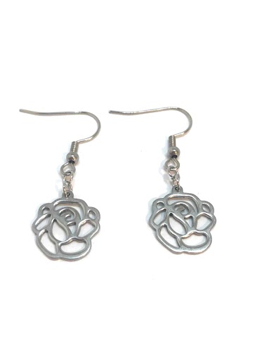 Wholesaler Z. Emilie - Rose steel earring