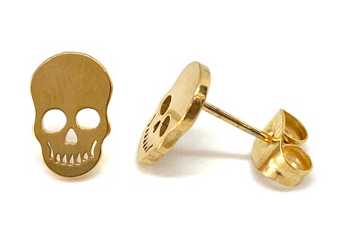 Wholesaler Z. Emilie - Skull steel earring