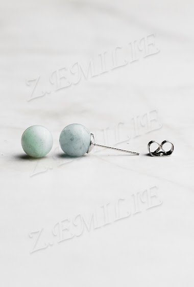 Großhändler Z. Emilie - Amazonite stone earring