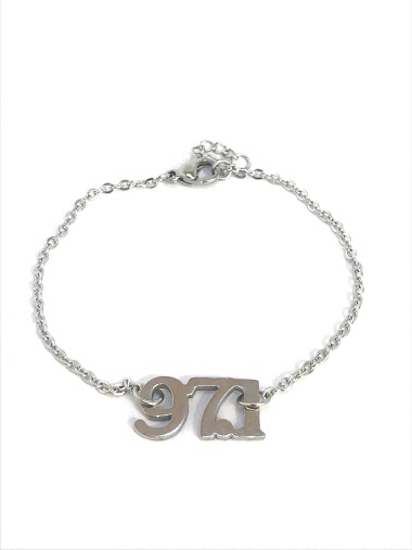 Wholesaler Z. Emilie - "971" steel bracelet
