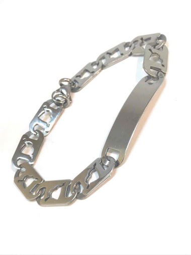 Wholesaler Z. Emilie - Steel bracelet to engrave 10mm
