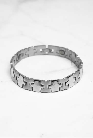 Wholesalers Z. Emilie - Steel bracelet with magnets