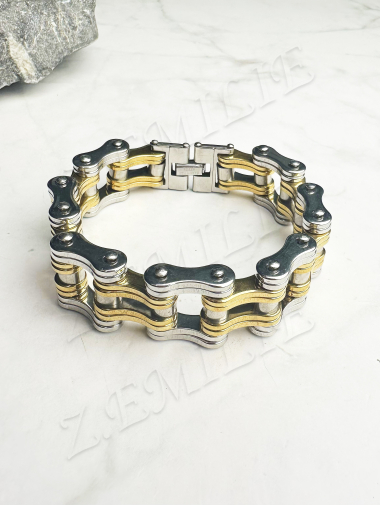 Wholesaler Z. Emilie - Steel motorcycle chain bracelet