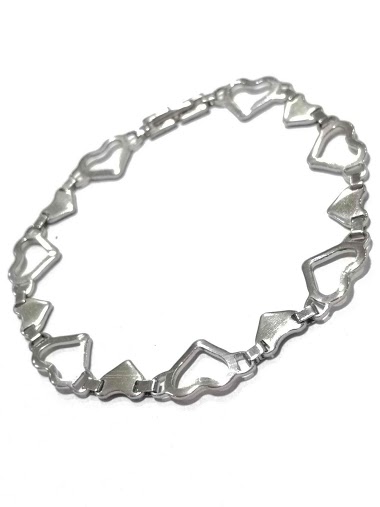 Mayorista Z. Emilie - Heart steel bracelet