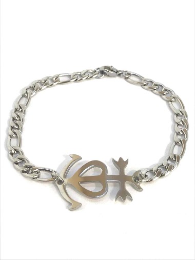 Großhändler Z. Emilie - Camargue cross steel bracelet