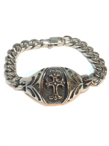 Wholesaler Z. Emilie - Cross steel bracelet