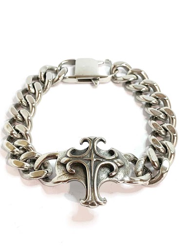 Großhändler Z. Emilie - Cross steel bracelet