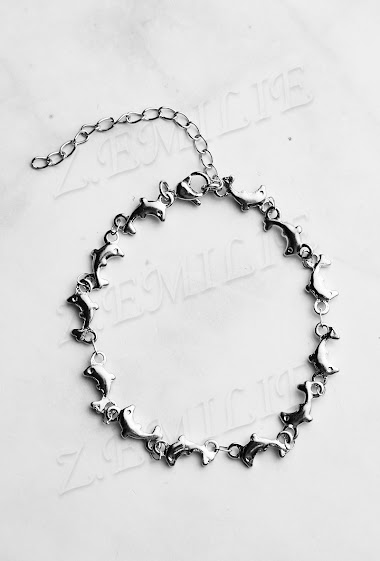 Mayorista Z. Emilie - Dolphin steel bracelet
