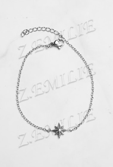 Wholesaler Z. Emilie - North star steel bracelet