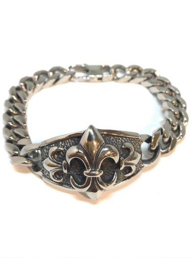 Großhändler Z. Emilie - Lily flower steel bracelet