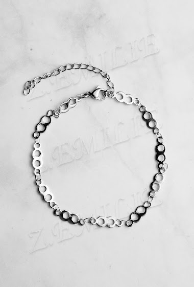 Wholesaler Z. Emilie - Infinite steel bracelet