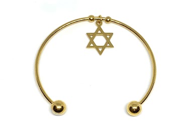 Wholesaler Z. Emilie - David's star steel bracelet