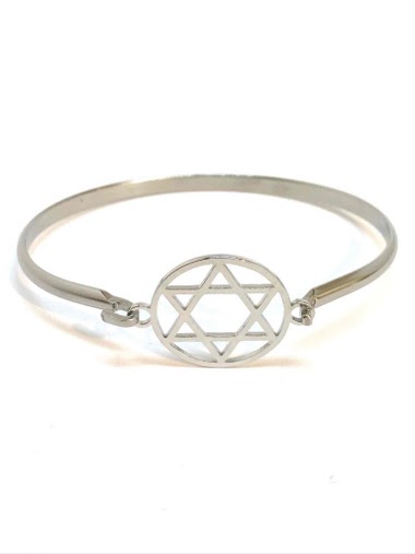 Wholesaler Z. Emilie - David’s star steel bracelet