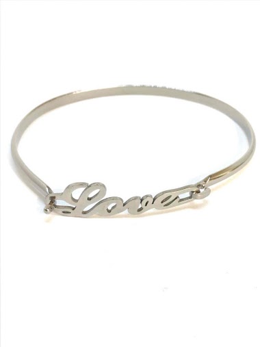 Wholesaler Z. Emilie - Love steel bracelet