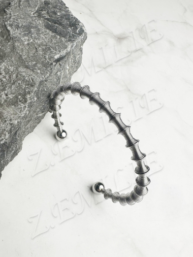 Wholesaler Z. Emilie - Steel bangle bracelet