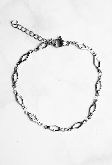 Wholesaler Z. Emilie - Diamond steel bracelet